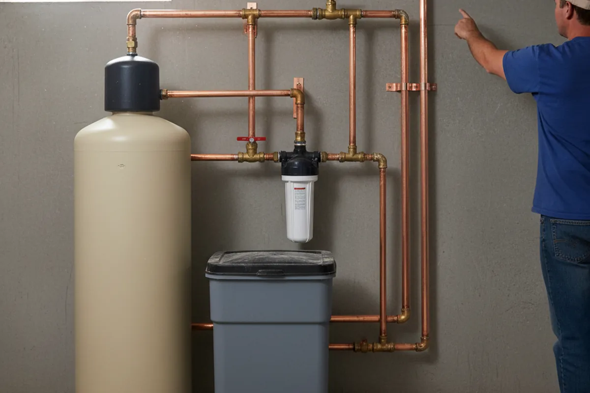 Whole-house water treatment system installed in Tow